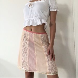 Free People Floral Skirt